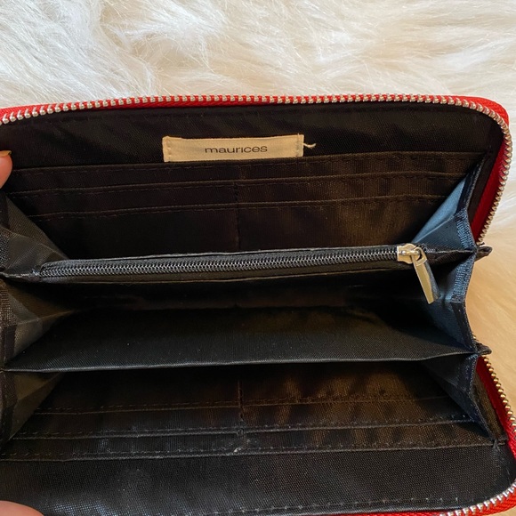 Maurice’s Red Zip Wallet - Picture 2 of 2